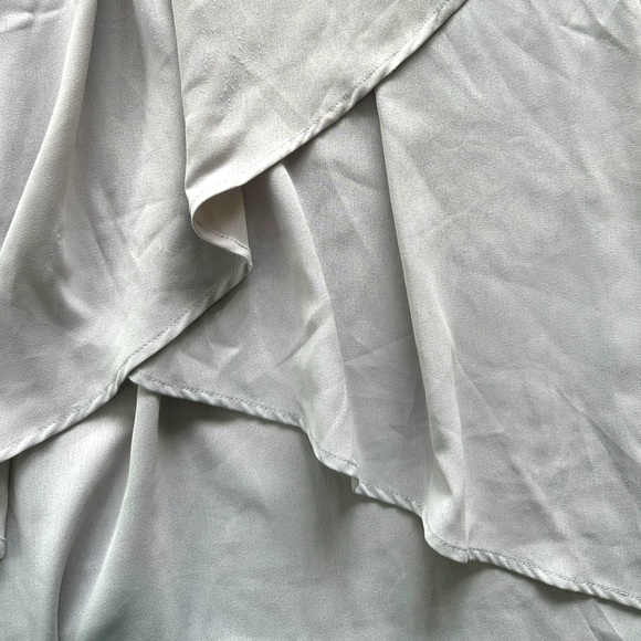 Roolee High-Low Maxi Dress, Modest, Gray, Size Medium - Picture 12 of 14